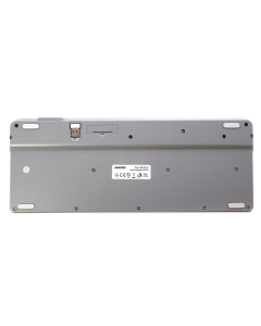 Клавіатура бездротова Maxxter KBW-02G-UA Сіра (Silver)