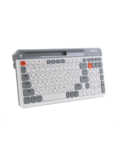 Клавіатура бездротова Maxxter KBW-02G-UA Сіра (Silver)