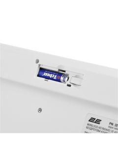 Клавіатура бездротова 2E KS260 WL EN/UKR (2E-KS260W8) БІла (White)