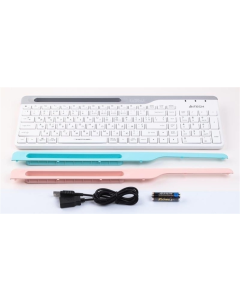 Клавіатура бездротова A4Tech Fstyler FBK25 Біла (White)