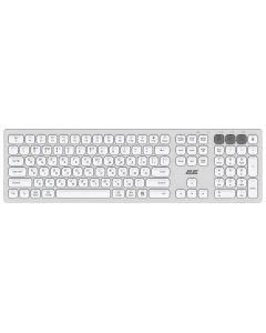 Клавіатура бездротова 2E KS270 Біла (Silver White)