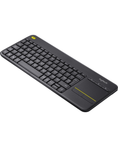 Клавіатура бездротова Logitech K400 Plus Чорна (Black)
