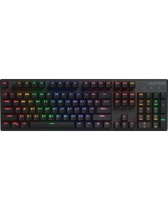 Беспроводная клавиатура Hator Icefall Mecha Rainbow Черная (Black)