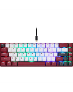 Клавіатура бездротова Motospeed BK67 Longhua Червона (Blue Red)