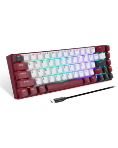 Клавіатура бездротова Motospeed BK67 Longhua Червона (Blue Red)