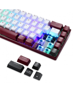 Клавіатура бездротова Motospeed BK67 Longhua Червона (Blue Red)