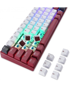 Клавіатура бездротова Motospeed BK67 Longhua Червона (Blue Red)