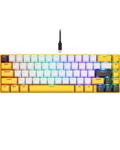 Клавіатура бездротова Motospeed BK67 Longhua Жовта (Blue Yellow)