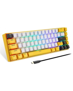 Клавіатура бездротова Motospeed BK67 Longhua Жовта (Blue Yellow)