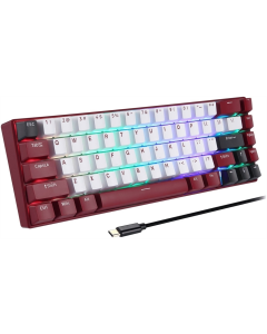 Клавіатура бездротова Motospeed BK67 Longhua Червона (Red)