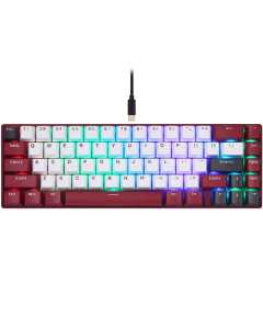 Клавіатура бездротова Motospeed BK67 Longhua Червона (Red)