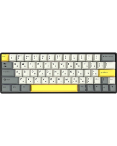 Клавіатура бездротова Epomaker EP64 60% Mulan Switch Hot-Swap Чорна (Black)