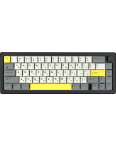 Беспроводная клавиатура Epomaker EK68 65% Budgerigar V2 Switch Hot-Swap Черная (Black)