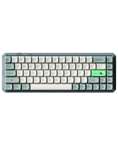 Клавіатура бездротова Motospeed Darmoshark K5 Gateron Yellow Pro Сіра (Light Gray)