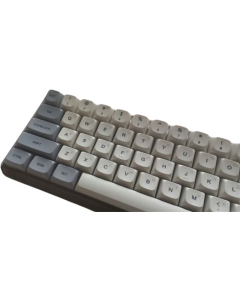 Беспроводная клавиатура Motospeed Darmoshark K5 Gateron Yellow Pro Серая (светло-серая)