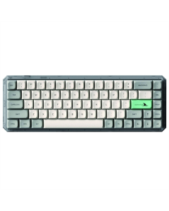 Клавіатура бездротова Motospeed Darmoshark K5 Gateron Silver Pro Сіра (Light Gray)