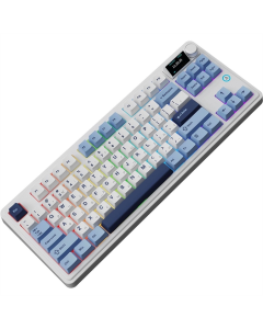 Беспроводная клавиатура Ajazz AK870 Plus с переключателями Murad, белая (White)