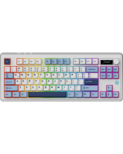 Беспроводная клавиатура Ajazz AK870 Plus с переключателями Murad, белая (White)