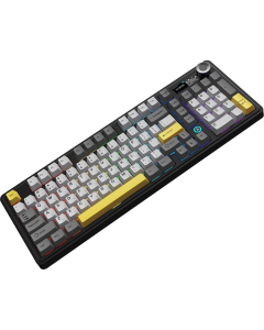 Клавіатура бездротова Ajazz AK980 Clear Sky Switch Чорна (Black)