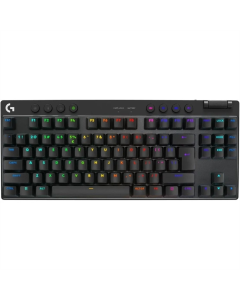 Клавіатура бездротова Logitech G PRO X TKL Lightspeed Tactil Чорна (Black)