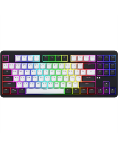 Клавіатура бездротова Hator Rockfall 3 Mecha TKL Чорна (Orange Black)