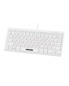 Клавіатура Maxxter KBM-C01W-UA Біла (White)
