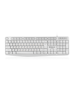 Клавіатура REAL-EL RK-513 Біла (White)