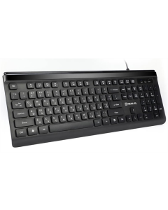 Клавіатура REAL-EL Comfort 7085 Ukr Чорна (Black)