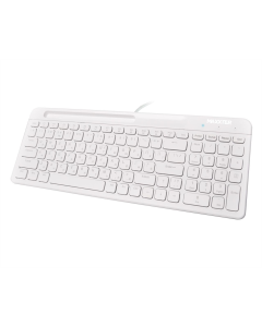 Клавіатура Maxxter KB-01W-UA Біла (White)