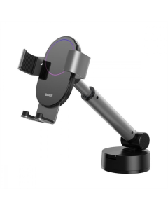 Автотримач Baseus Simplism Gravity Car Mount With Suction Base Чорний (Black)