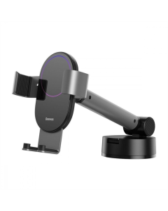 Автотримач Baseus Simplism Gravity Car Mount With Suction Base Чорний (Black)