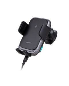 Автотримач Proove Nitro Charge 15W з бездротовою зарядкою Сірий (Dark Gray)
