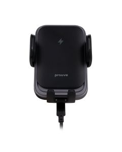 Автотримач Proove Nitro Charge 15W з бездротовою зарядкою Сірий (Dark Gray)