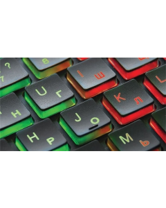 Клавіатура REAL-EL Comfort 7070 Ukr Чорна (Black)