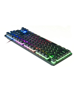 Клавіатура REAL-EL Gaming 8710 TKL Backlit Ukr Чорна (Black)