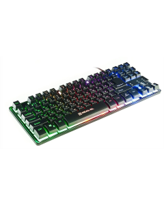 Клавіатура REAL-EL Gaming 8710 TKL Backlit Ukr Чорна (Black)