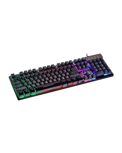 Клавіатура REAL-EL Comfort 7090 Backlit Чорна (Black)