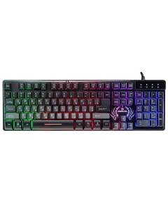 Клавіатура REAL-EL Comfort 7090 Backlit Чорна (Black)