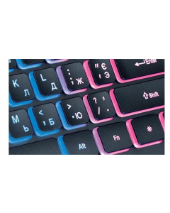 Клавіатура REAL-EL Comfort 8000 Backlit Ukr Чорна (Black)