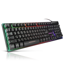 Клавіатура REAL-EL Gaming 8700 Чорна (Black)