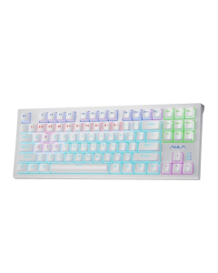 Клавіатура Aula F3032 KRGD Brown Біла (White)