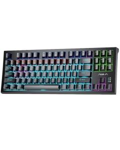 Клавіатура Aula Mechanical F3032 Black, 21 Yellow Keys KRGD Червона (Red)