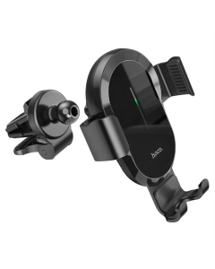 Автодержатель Hoco CA105 с беспроводной зарядкой Черный (Black)