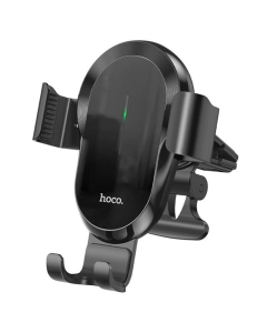 Автодержатель Hoco CA105 с беспроводной зарядкой Черный (Black)