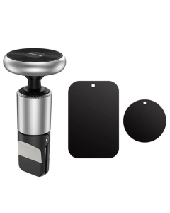 Автотримач Borofone BH47 Cool move air outlet magnetic Чорний Срібний (Black Silver)
