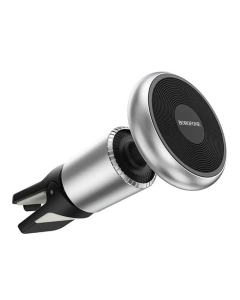 Автотримач Borofone BH47 Cool move air outlet magnetic Чорний Срібний (Black Silver)