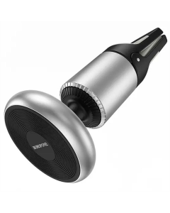 Автотримач Borofone BH47 Cool move air outlet magnetic Чорний Срібний (Black Silver)