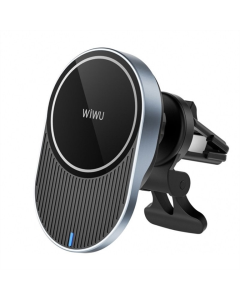 Автотримач WIWU CH-315 з безпровідной зарядкой Сірий (Gray)