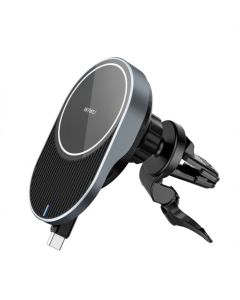 Автотримач WIWU CH-315 з безпровідной зарядкой Сірий (Gray)