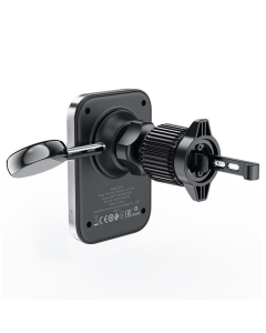 Автотримач Acefast D18 2in1 in-car з бездротовою зарядкою Чорний (Black)